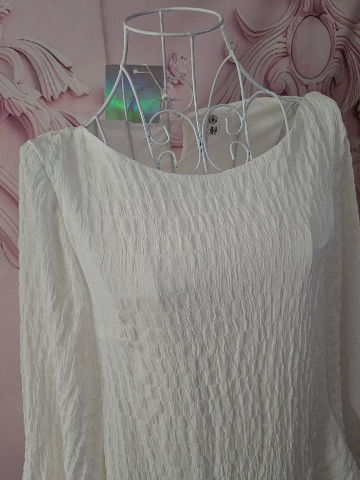 Ladies misguided white ra ra dress