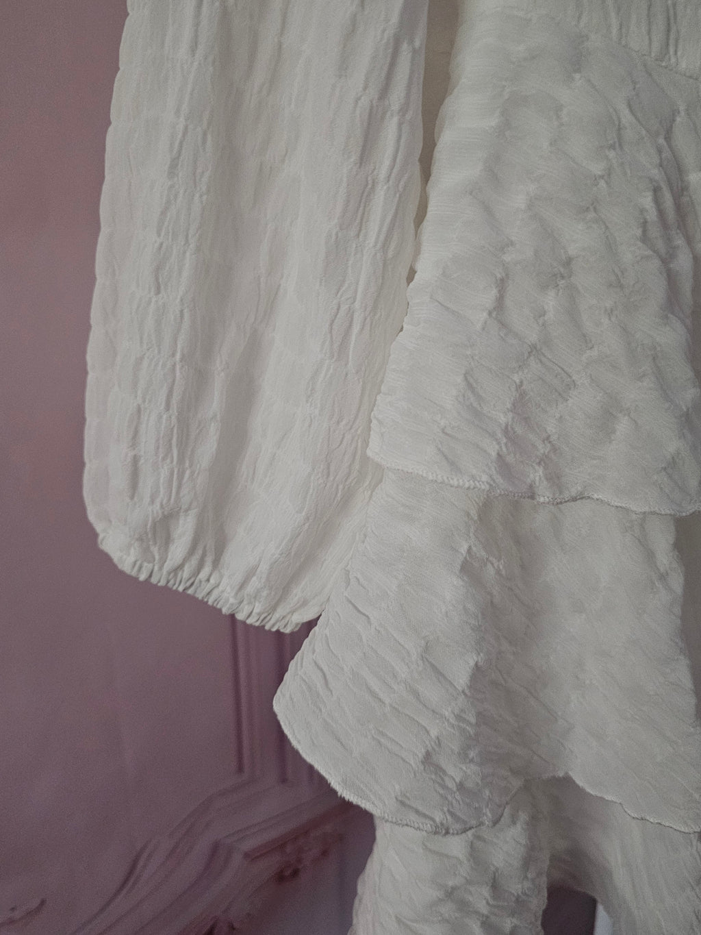 Ladies misguided white ra ra dress