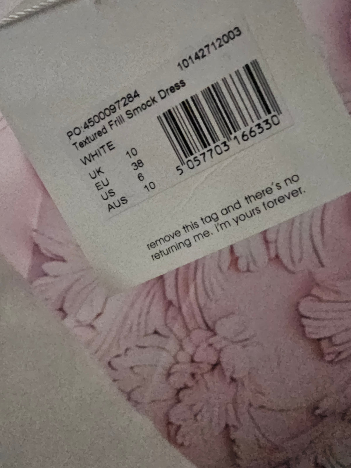 Ladies misguided white ra ra dress