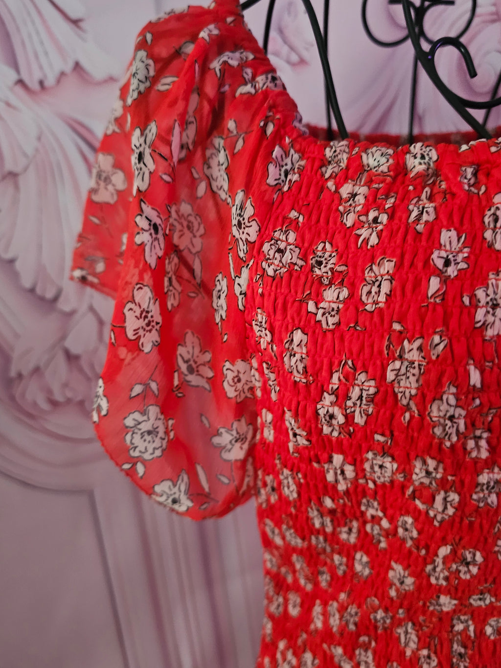 Ladies red pepe jeans dress