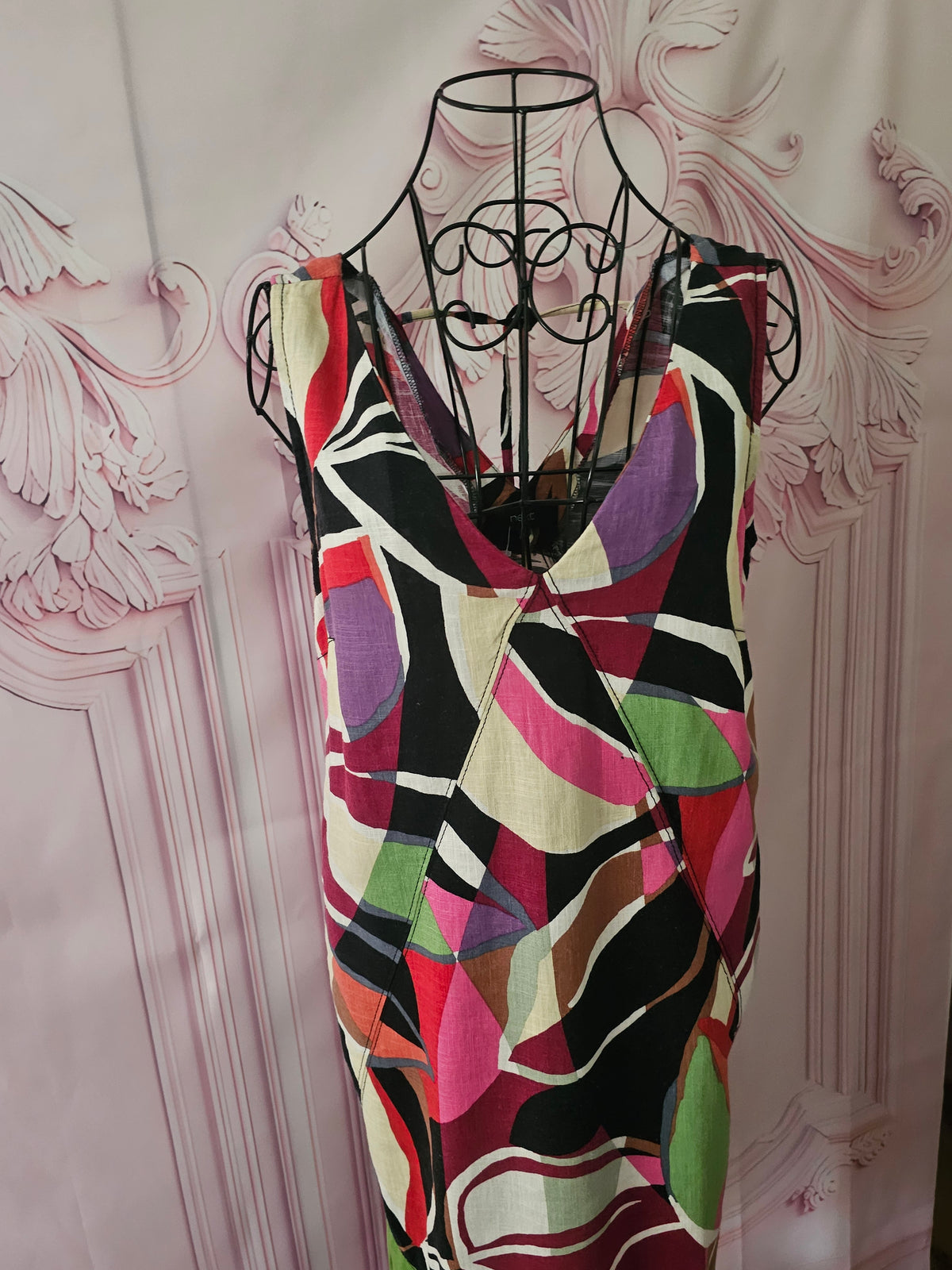 Ladies blent linen next collection dress