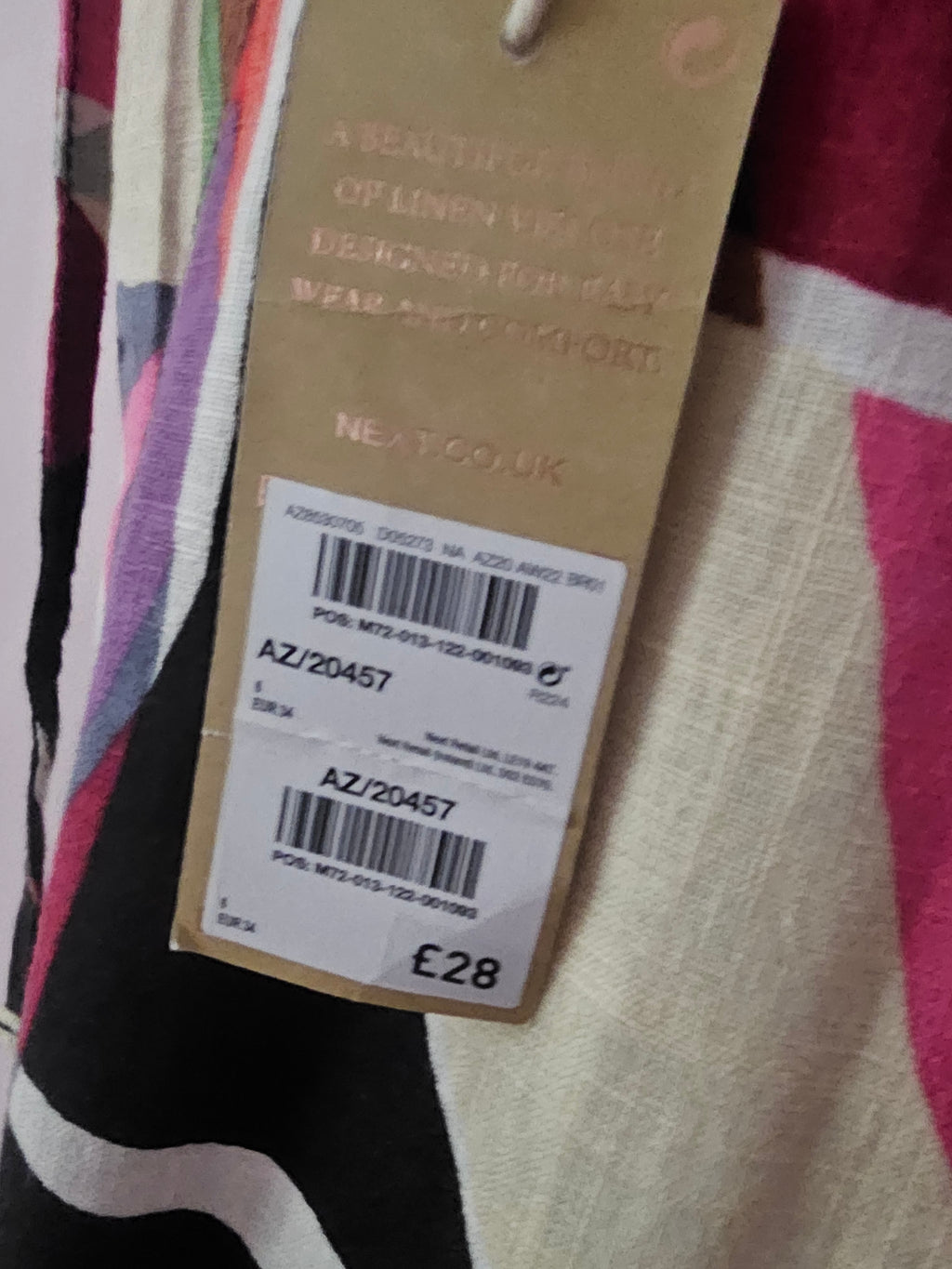 Ladies blent linen next collection dress