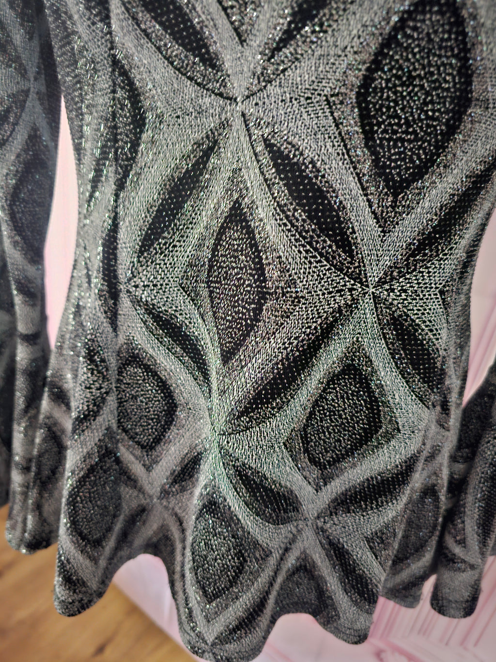 Ladies Quiz Glitzy Evening long sleeve top