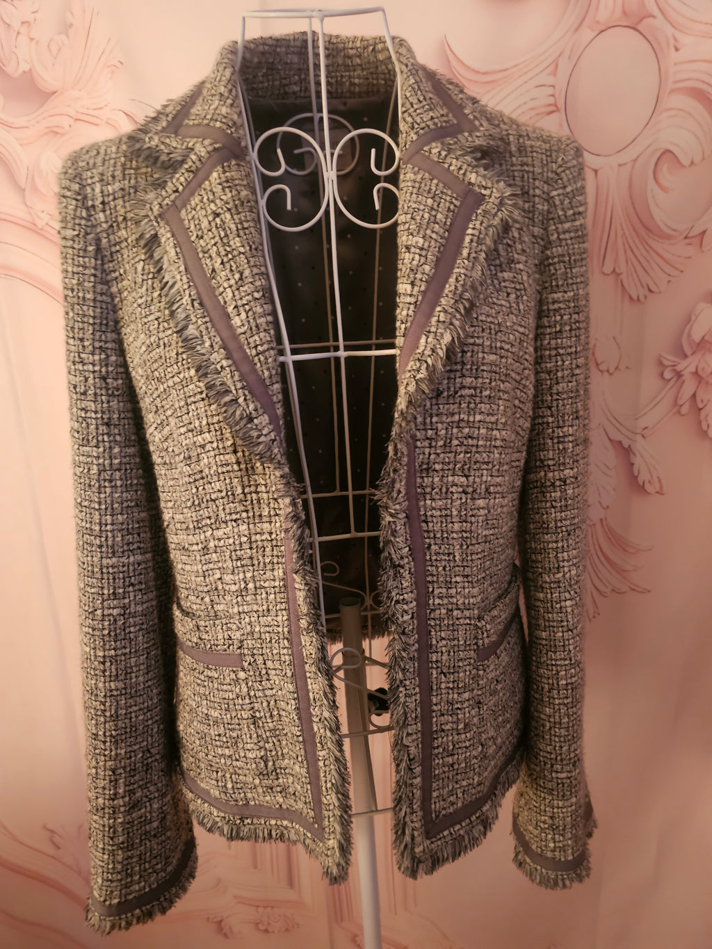 Ladies Grey Oasis Classy Wool Blazer