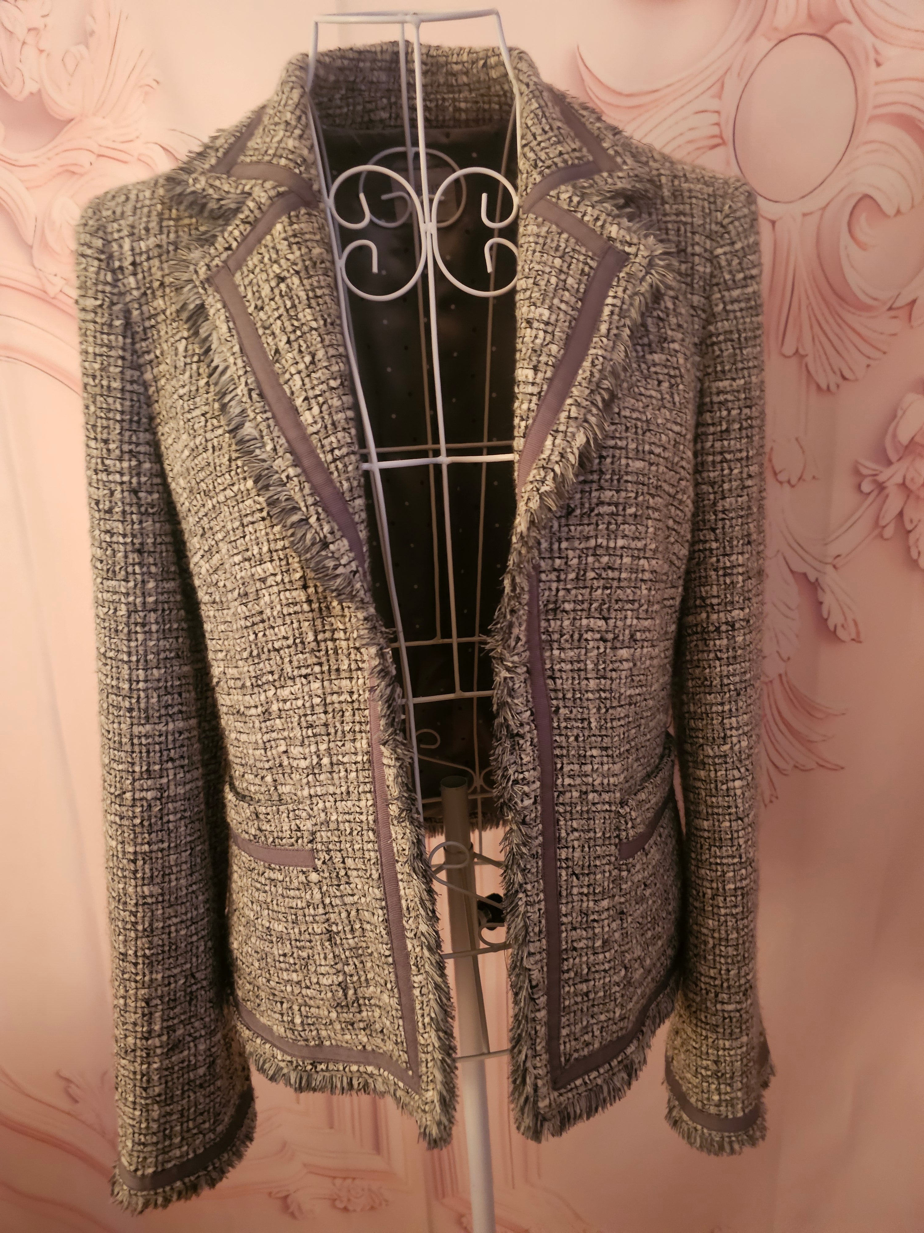 Ladies Grey Oasis Classy Wool Blazer