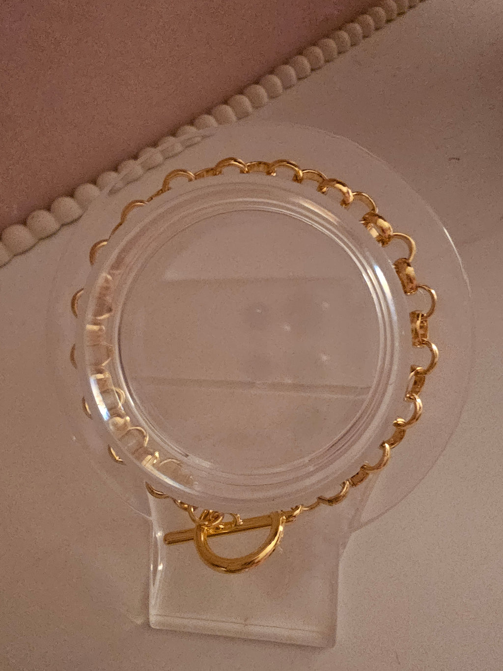 Ladies Gold plated bracelet
