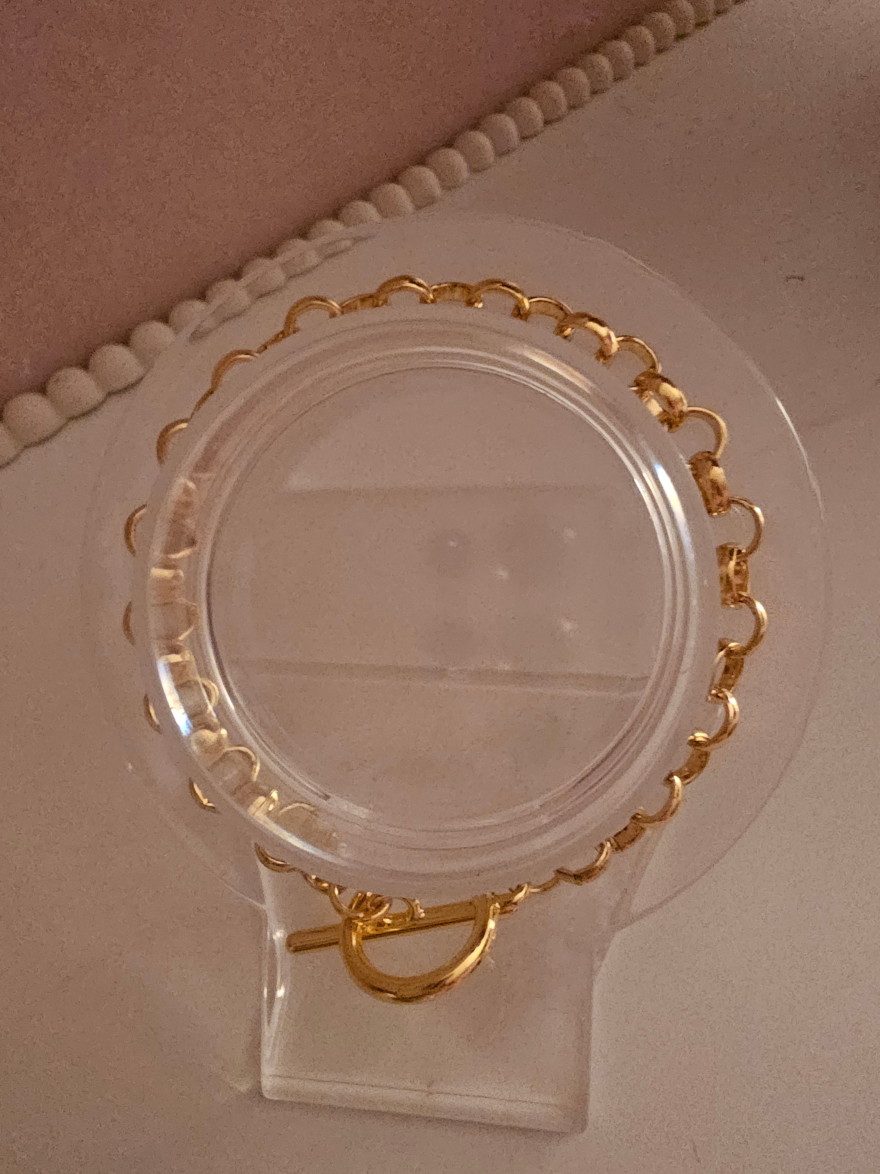 Ladies Gold plated bracelet