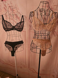 Ladies Lacy Apricot Underwear Set
