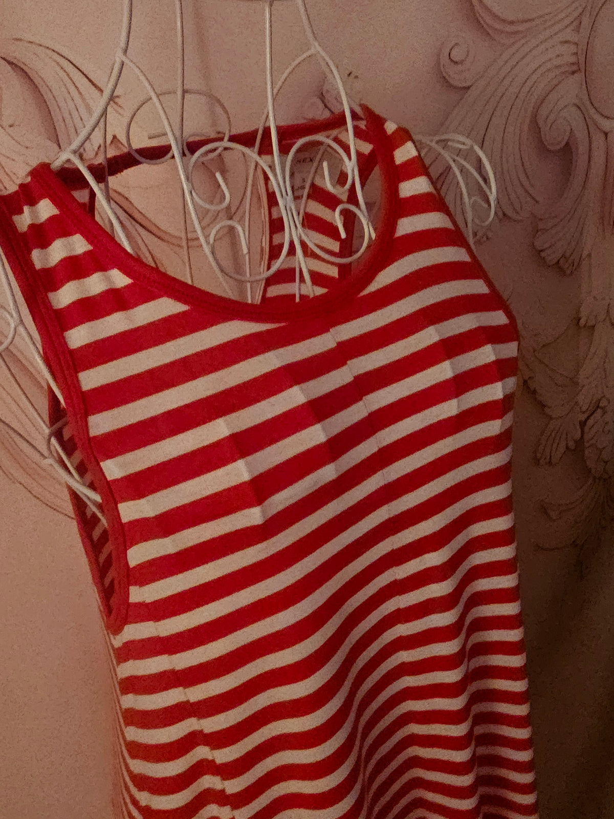 Ladies Next red & white Maxi dress