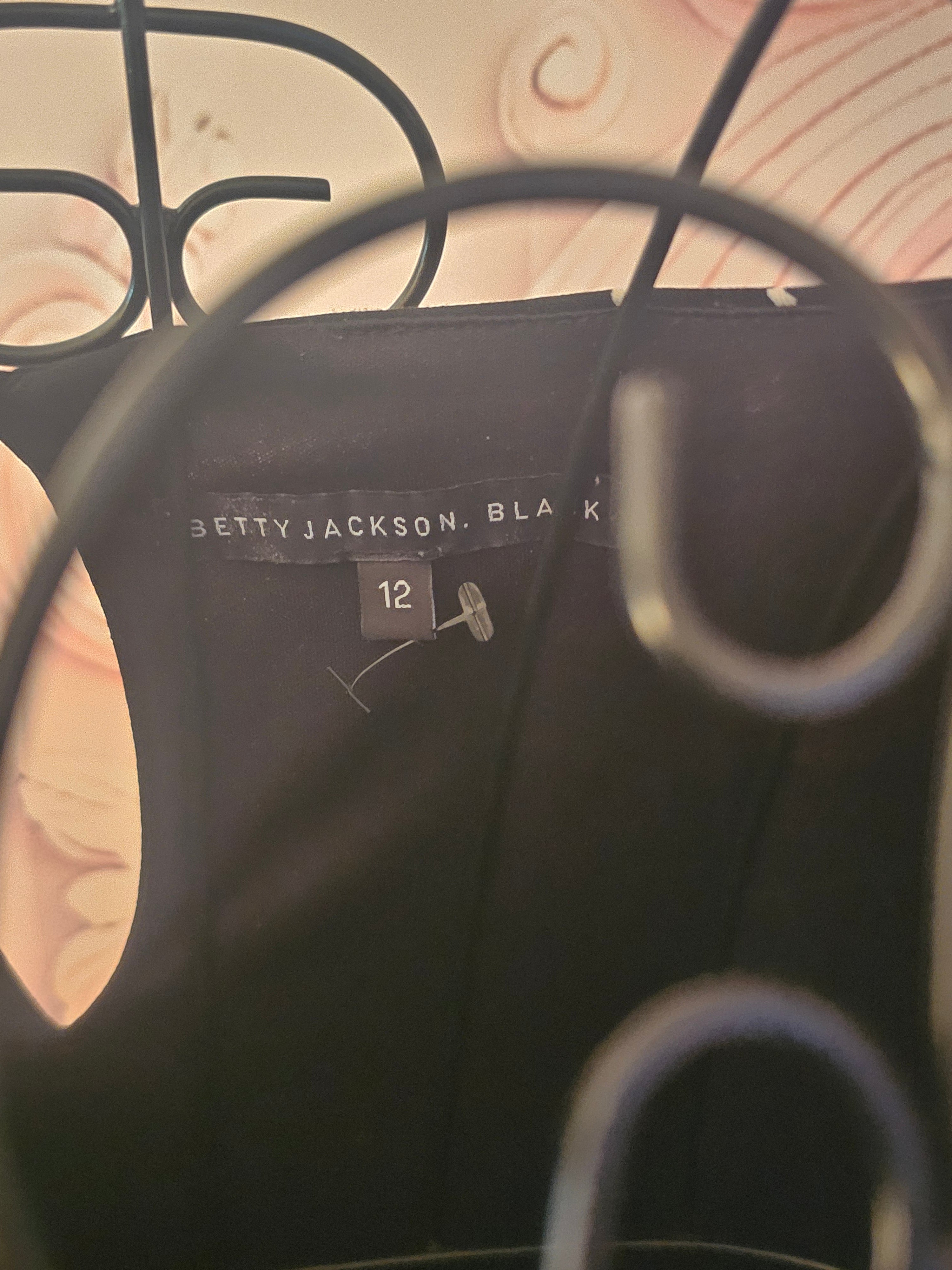 Ladies Betty Jackson Black Dress
