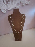 Elegant ladies fine string of pearls necklace