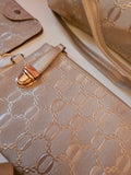 Ladies Gold Purse & Matching Credit Card Holder