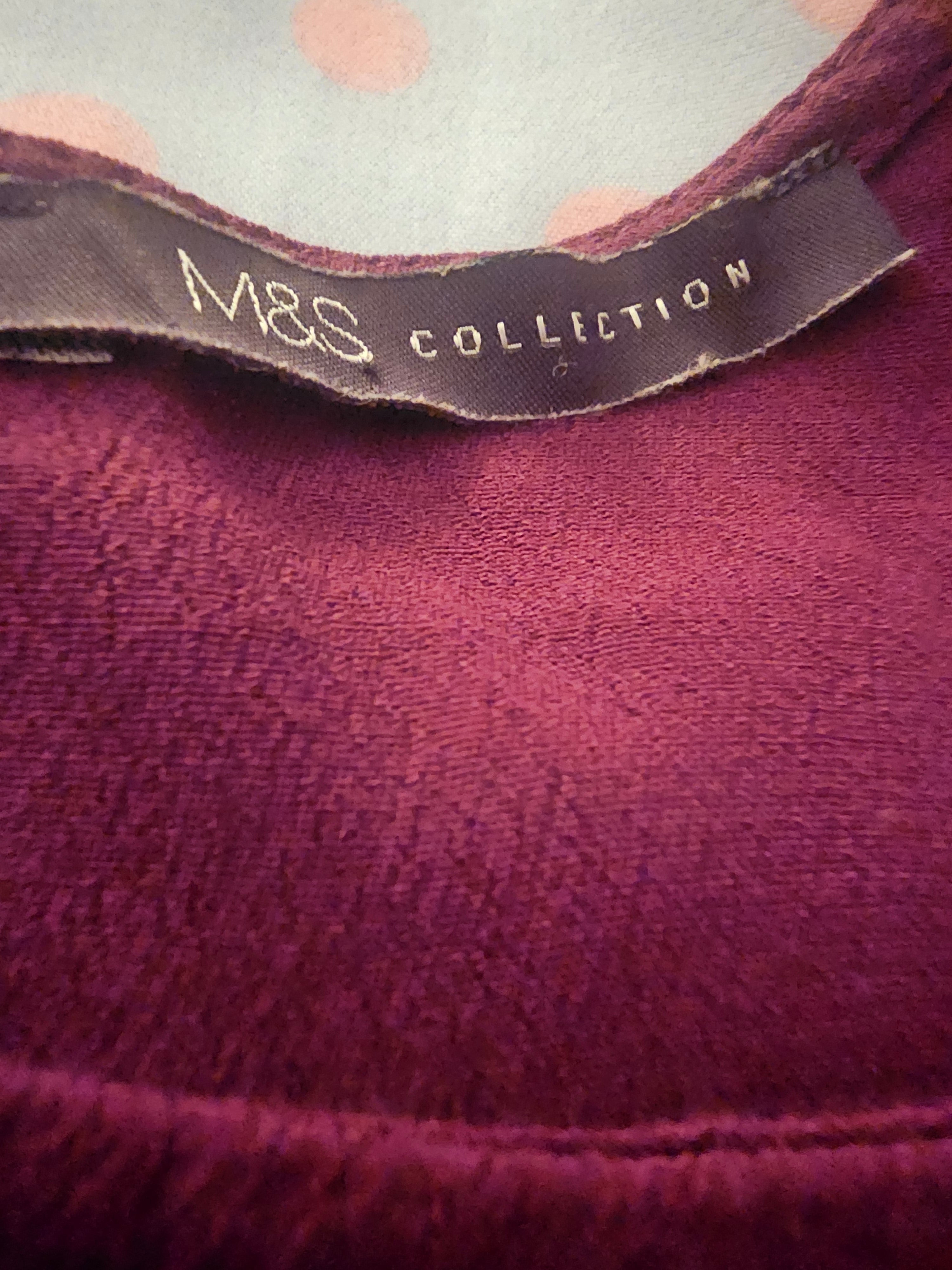 Ladies burgundy marks & Spencer Classy Dress