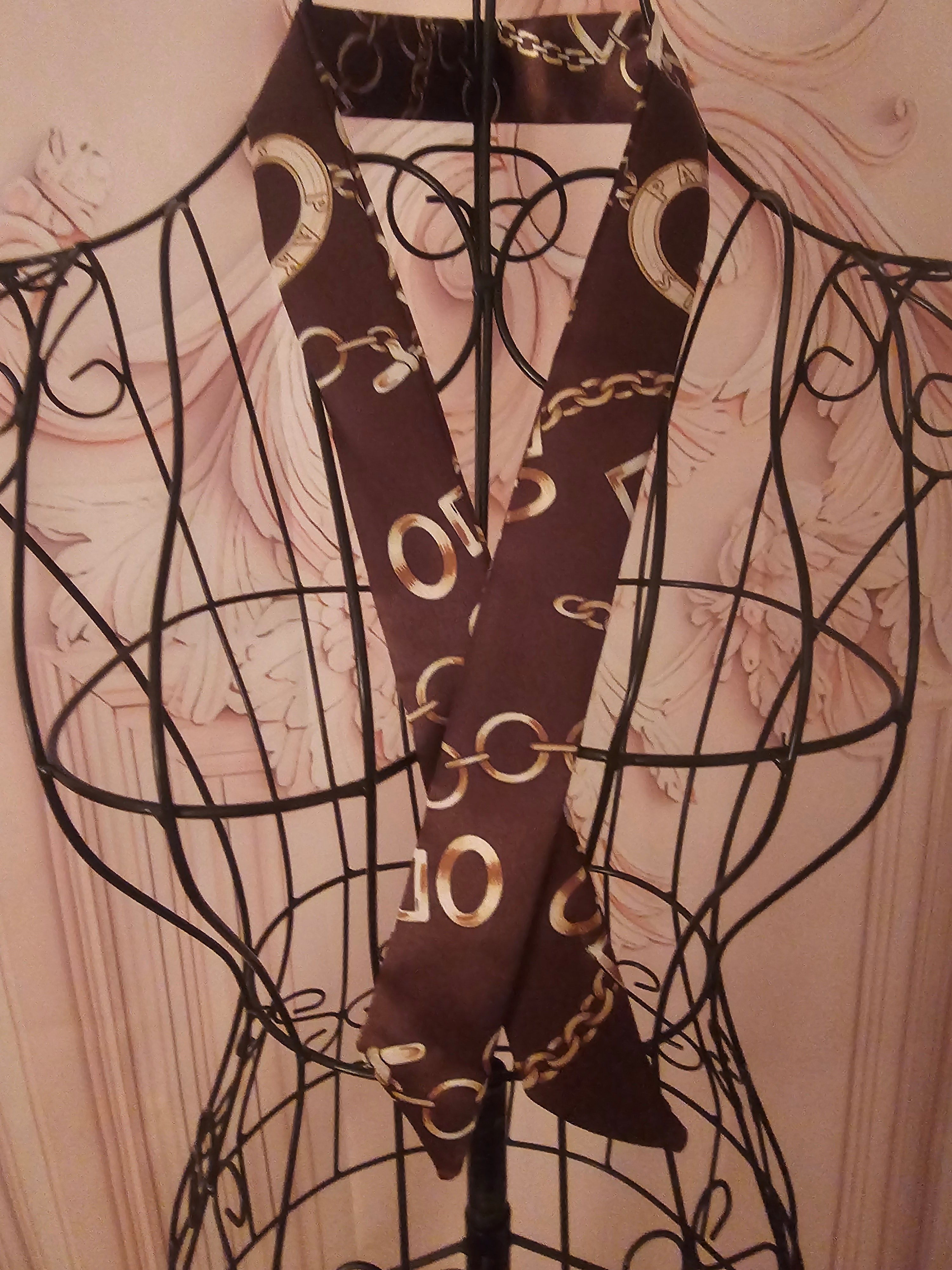 Ladies x 3 Silk Neck Tie Scarfs