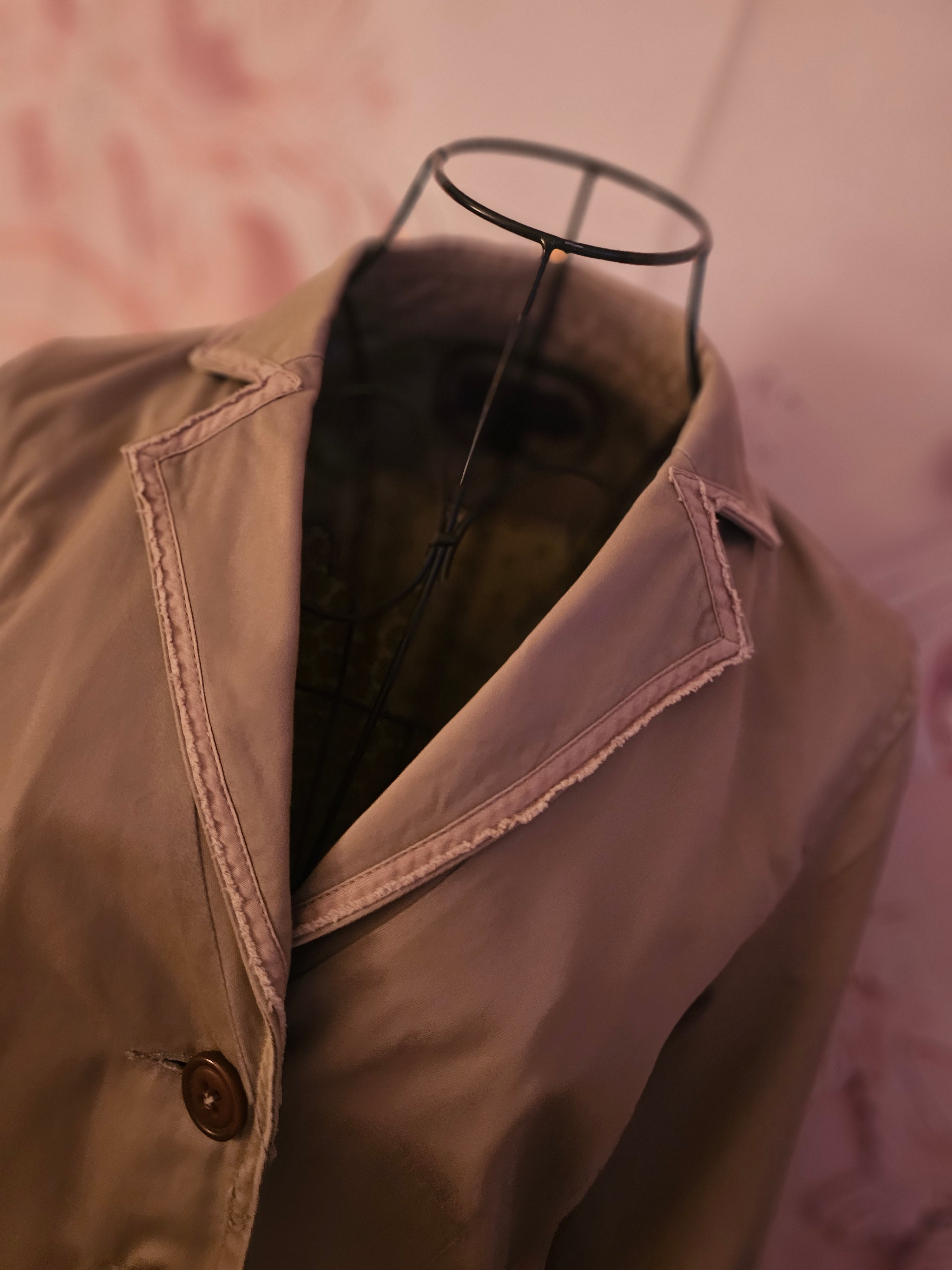 Ladies beige Boden Linen Styled Blazer with silk lining
