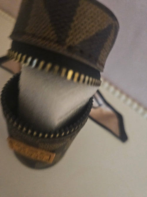 Brown Check Lipstick or Eye Holder Accessory