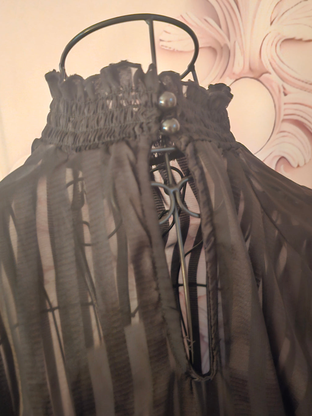 Ladies Pretty Little Thing Transparent Evening Dress