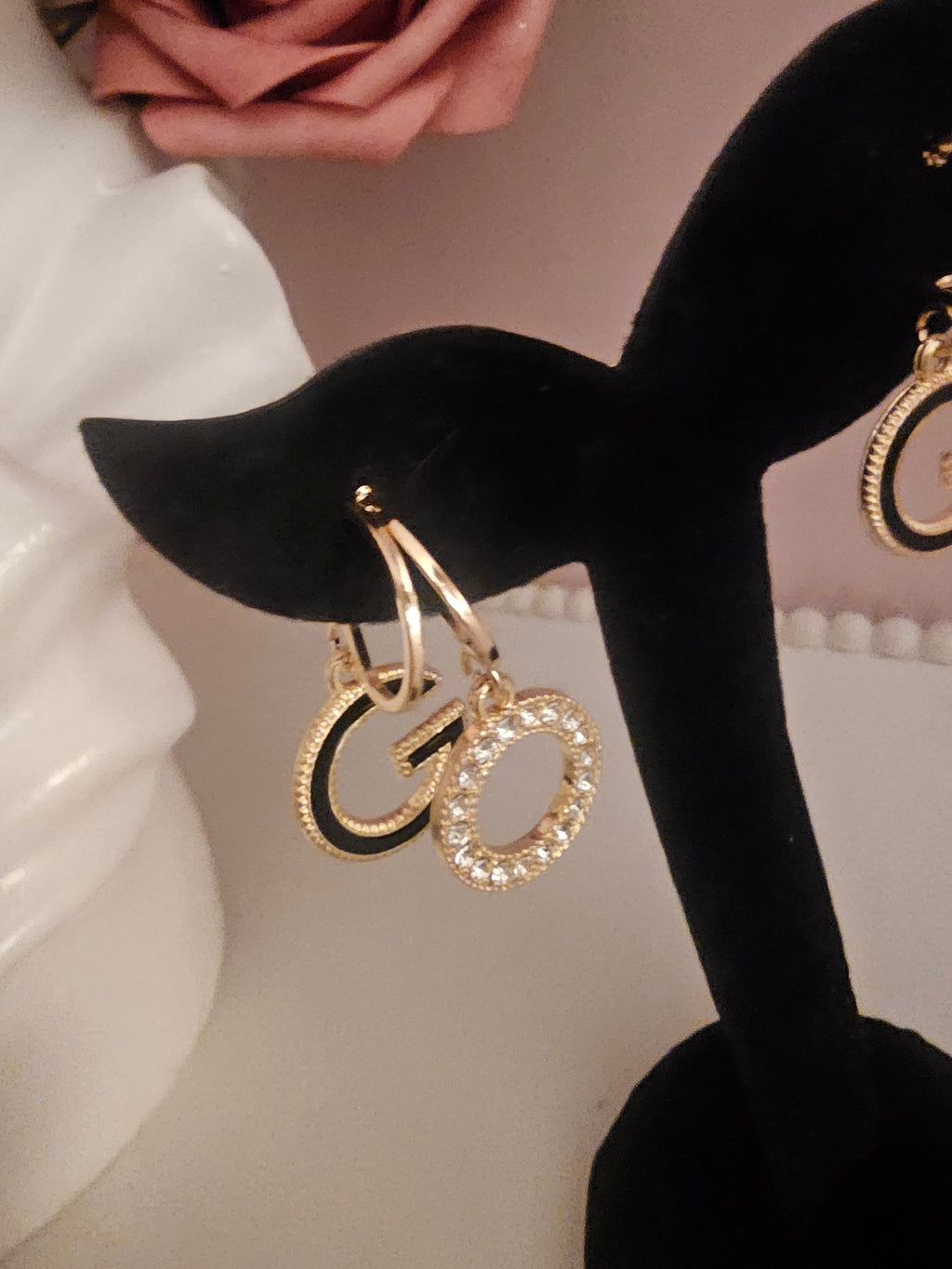 Ladies Gold Gucci Design Earrings