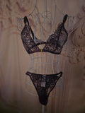 Ladies Mauve Underwear Set