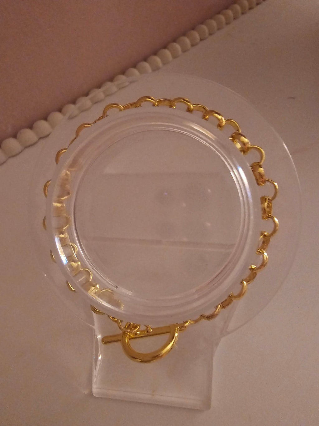 Ladies Gold plated bracelet
