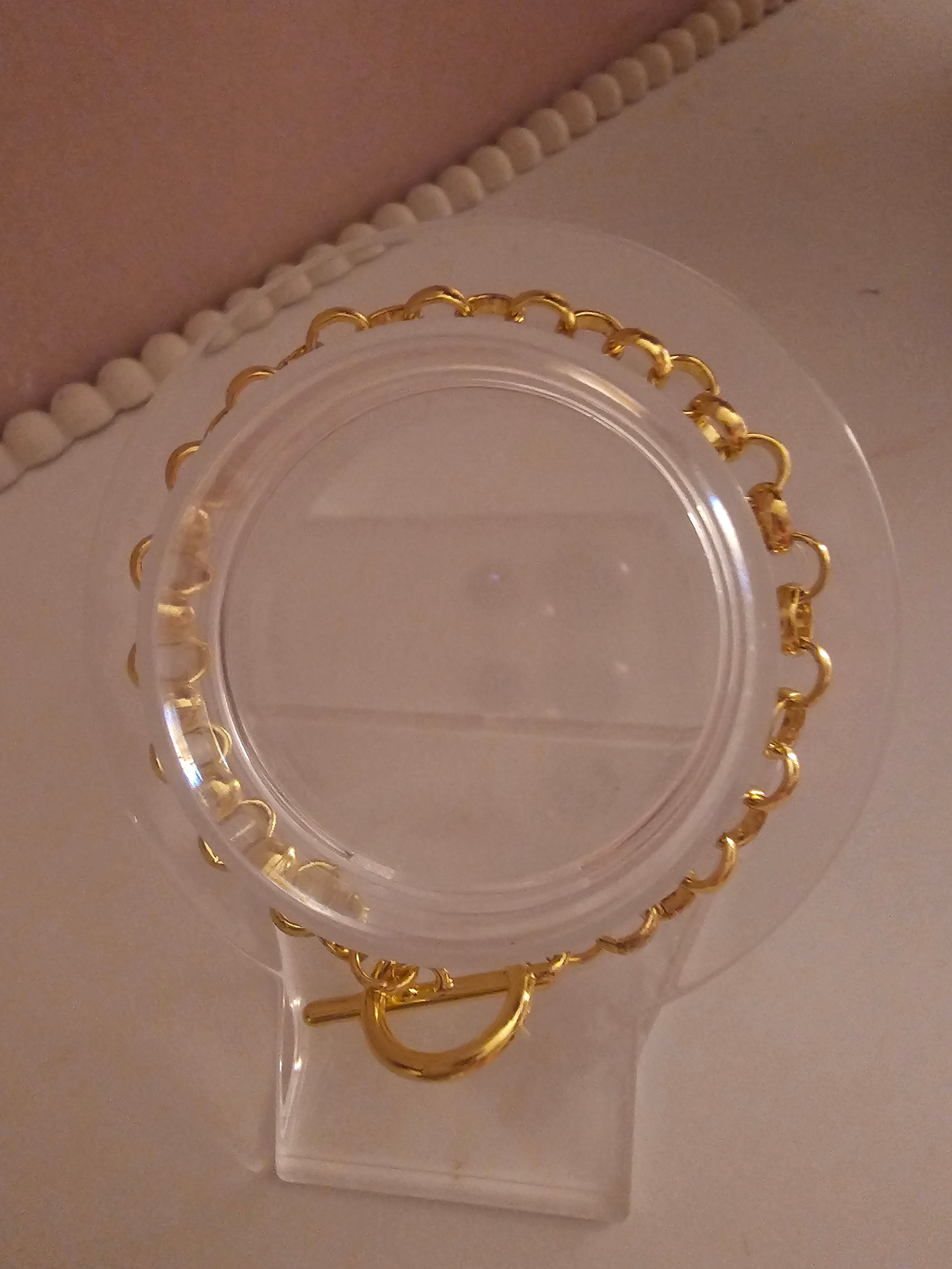 Ladies Gold plated bracelet