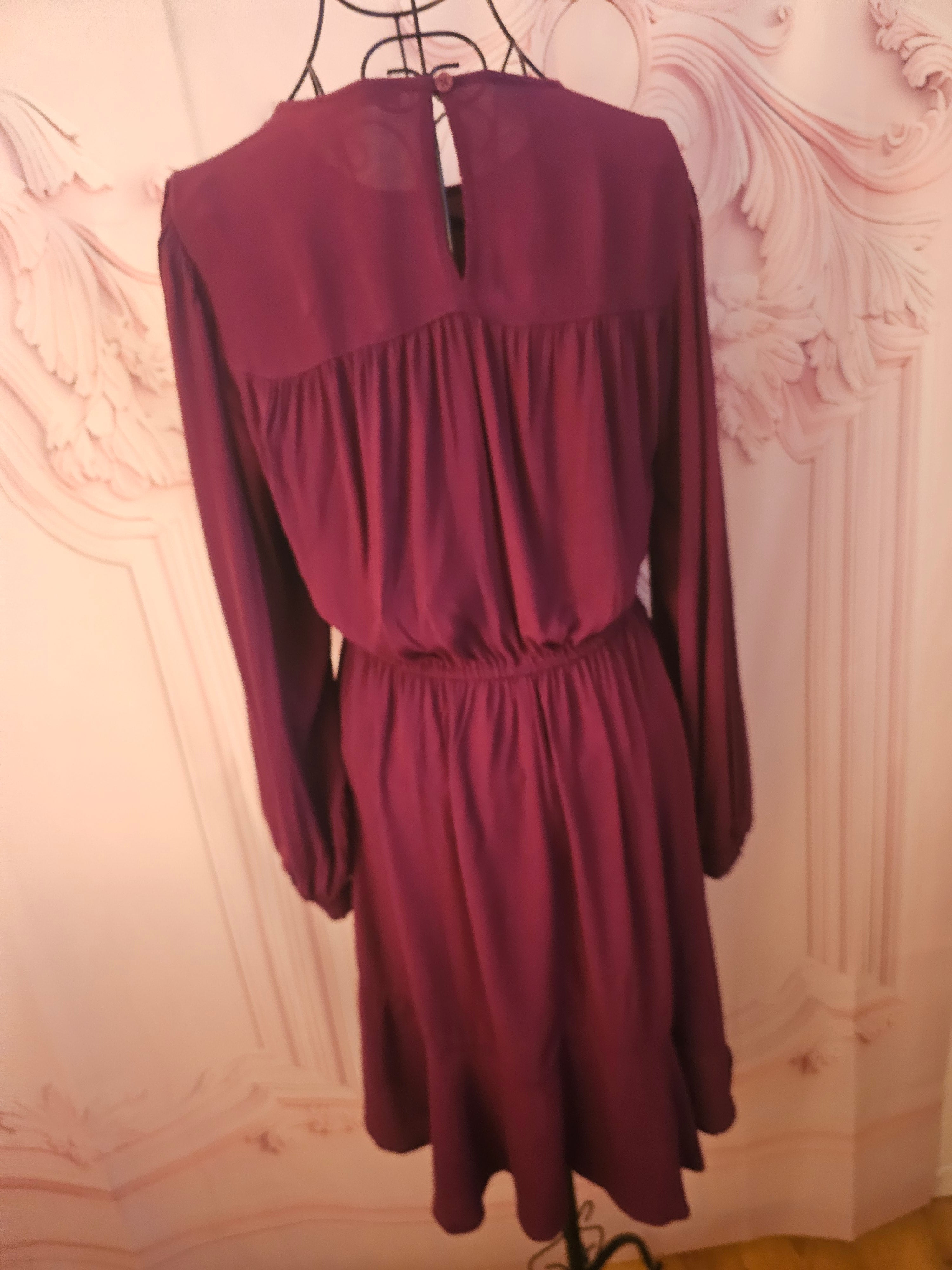Ladies burgundy marks & Spencer Classy Dress