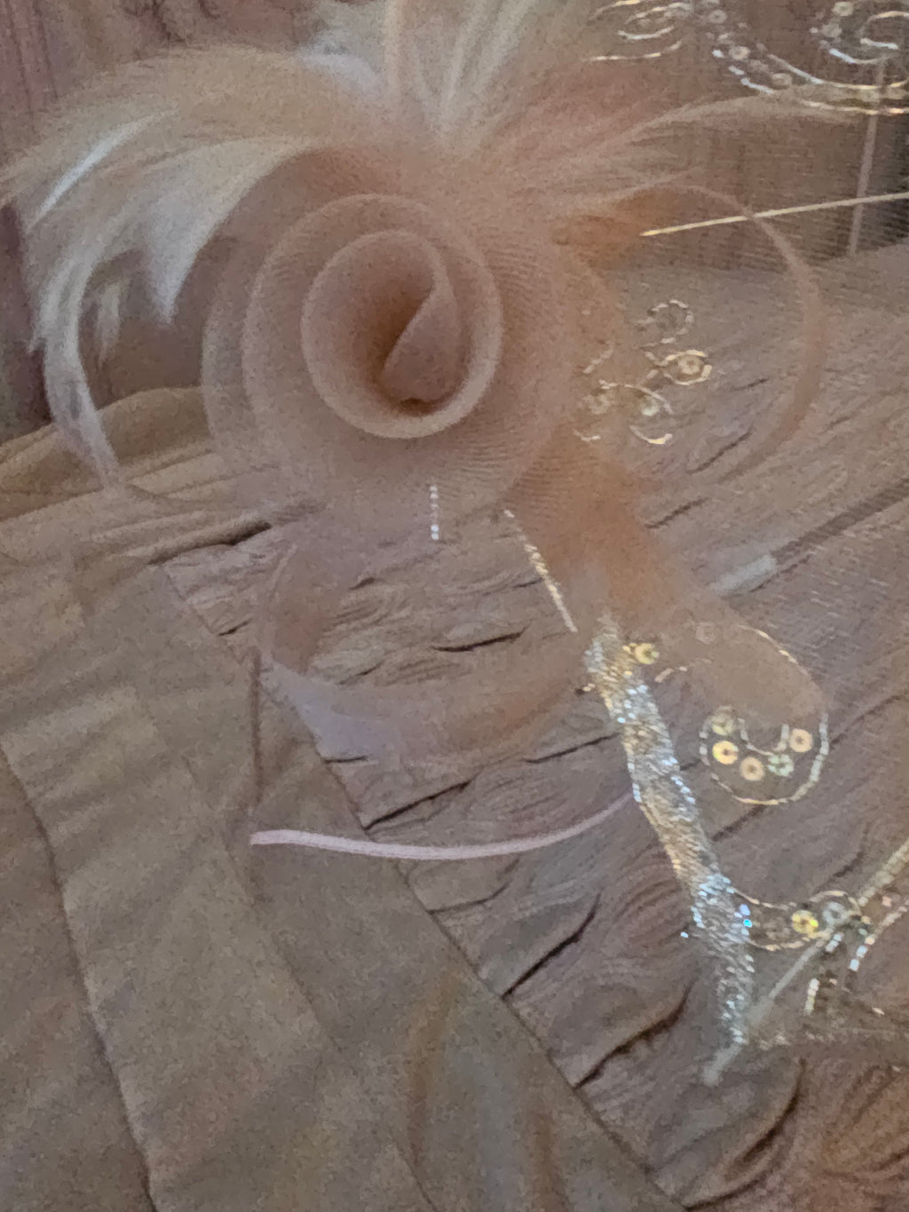 Ladies Pale Pink Classy Fascinator