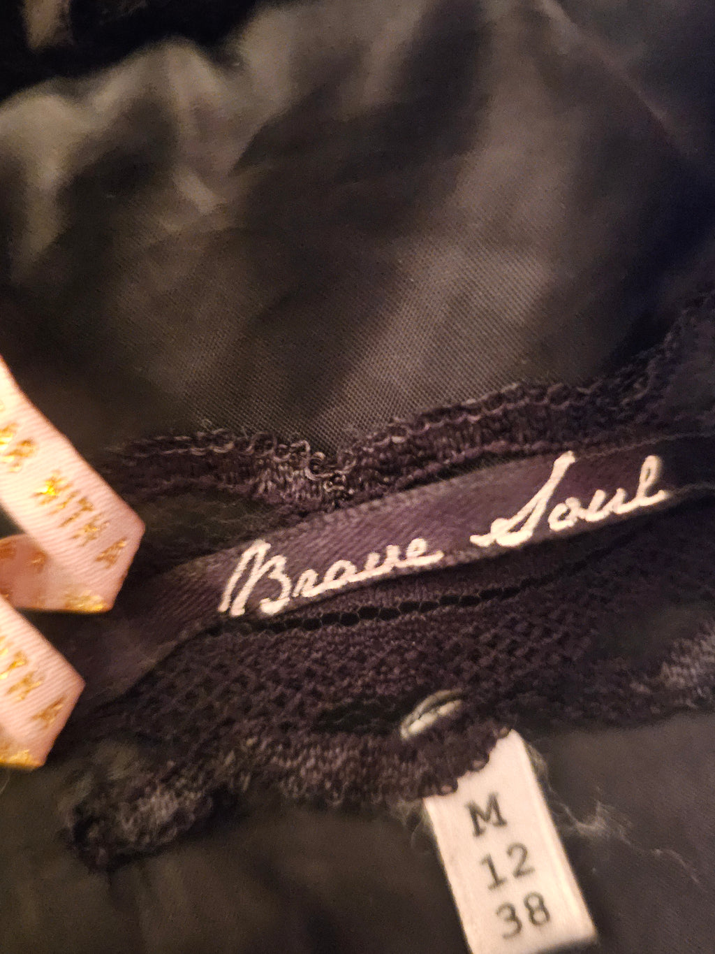 Ladies Black Brave Soul Short Fur Jacket