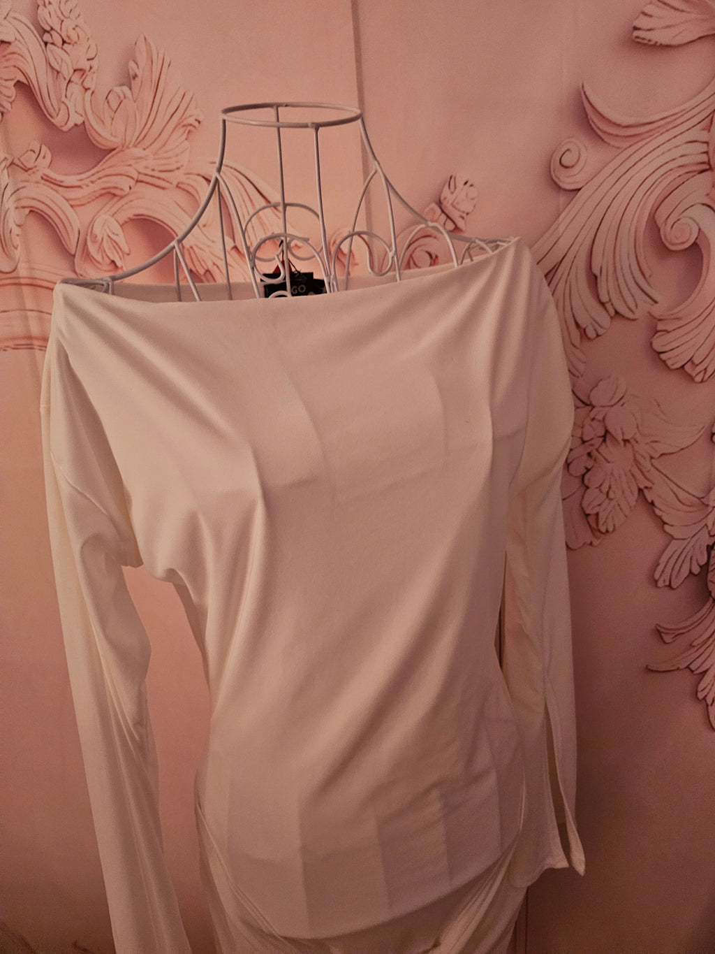 Ladies White Ego Dress