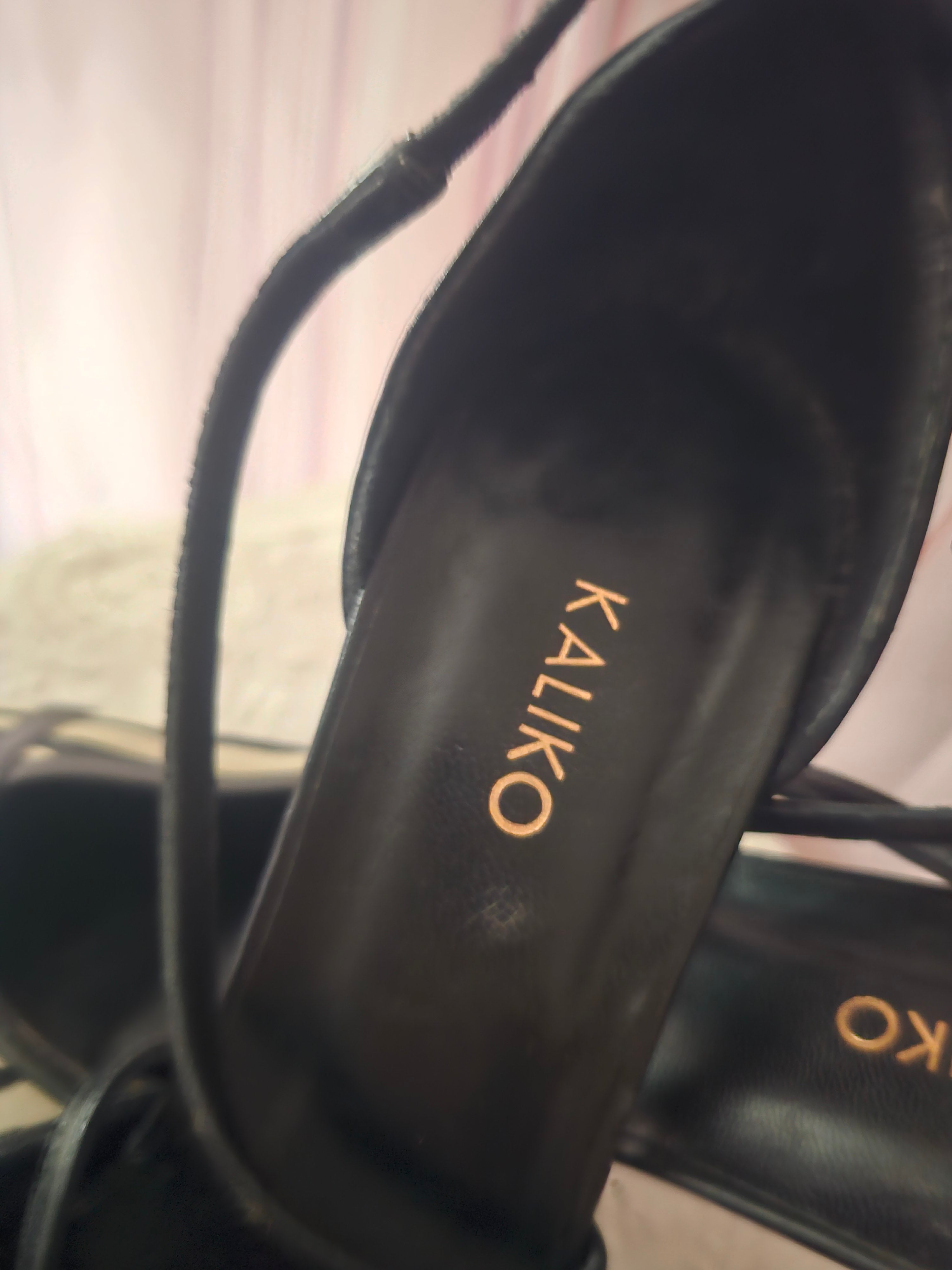 Ladies Zebra Stripped Kaliko Heels