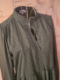 Ladies Modisima  Dark Green Chiffon Dress