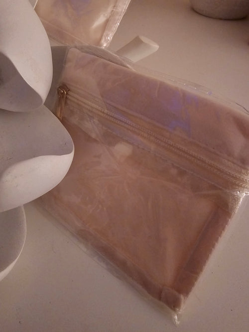 Ladies 4 x Small Ivory Jewellery Pouches