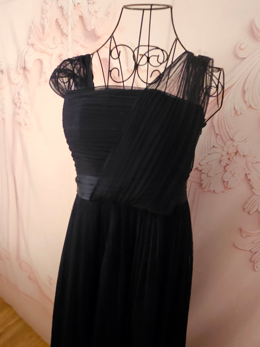 Ladies Monsoon Navy Blue Evening Gown