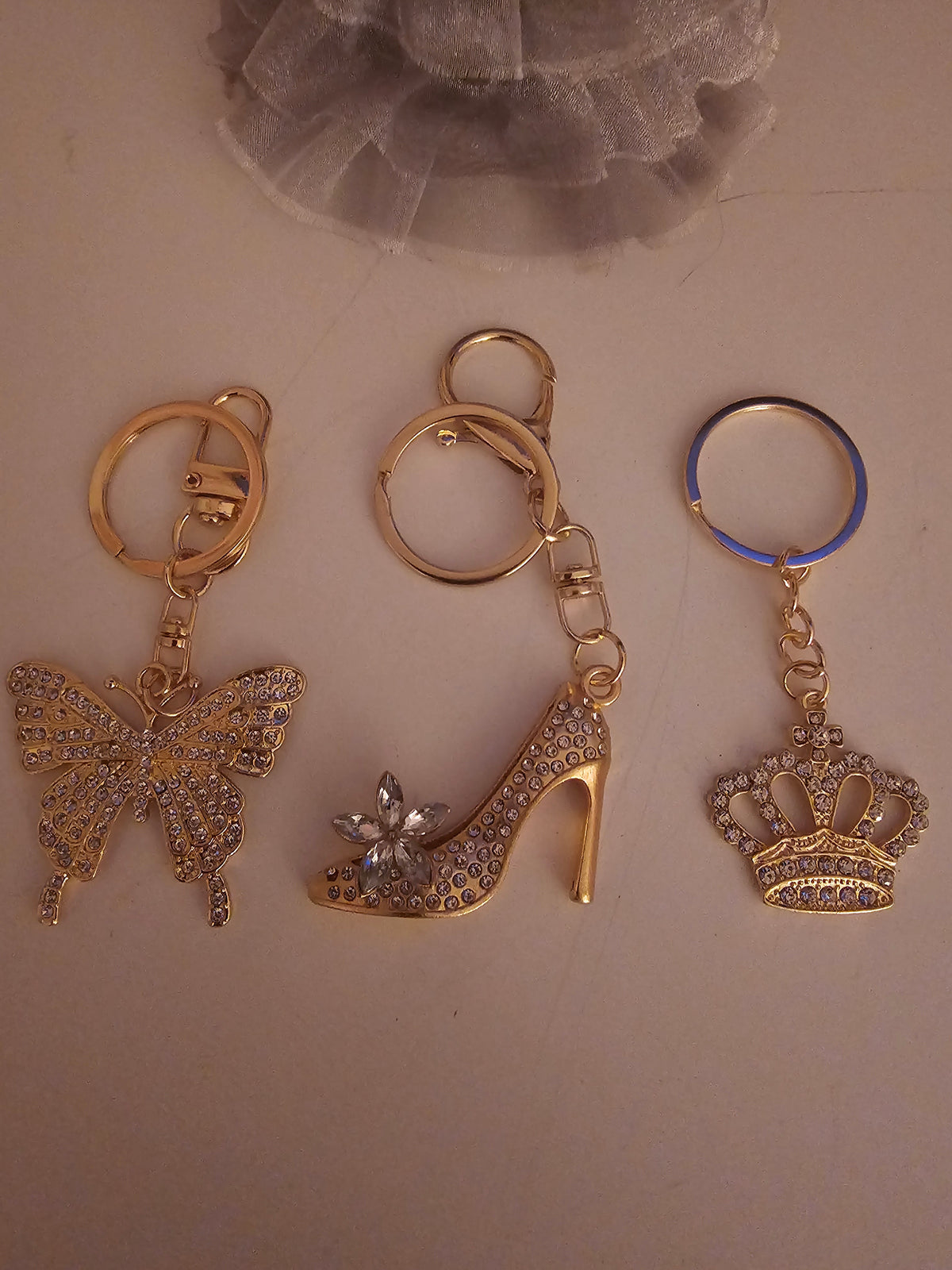 Ladies 6 Classy Dressy Keyrings