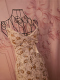 Ladies cream & gold pink ice Dress