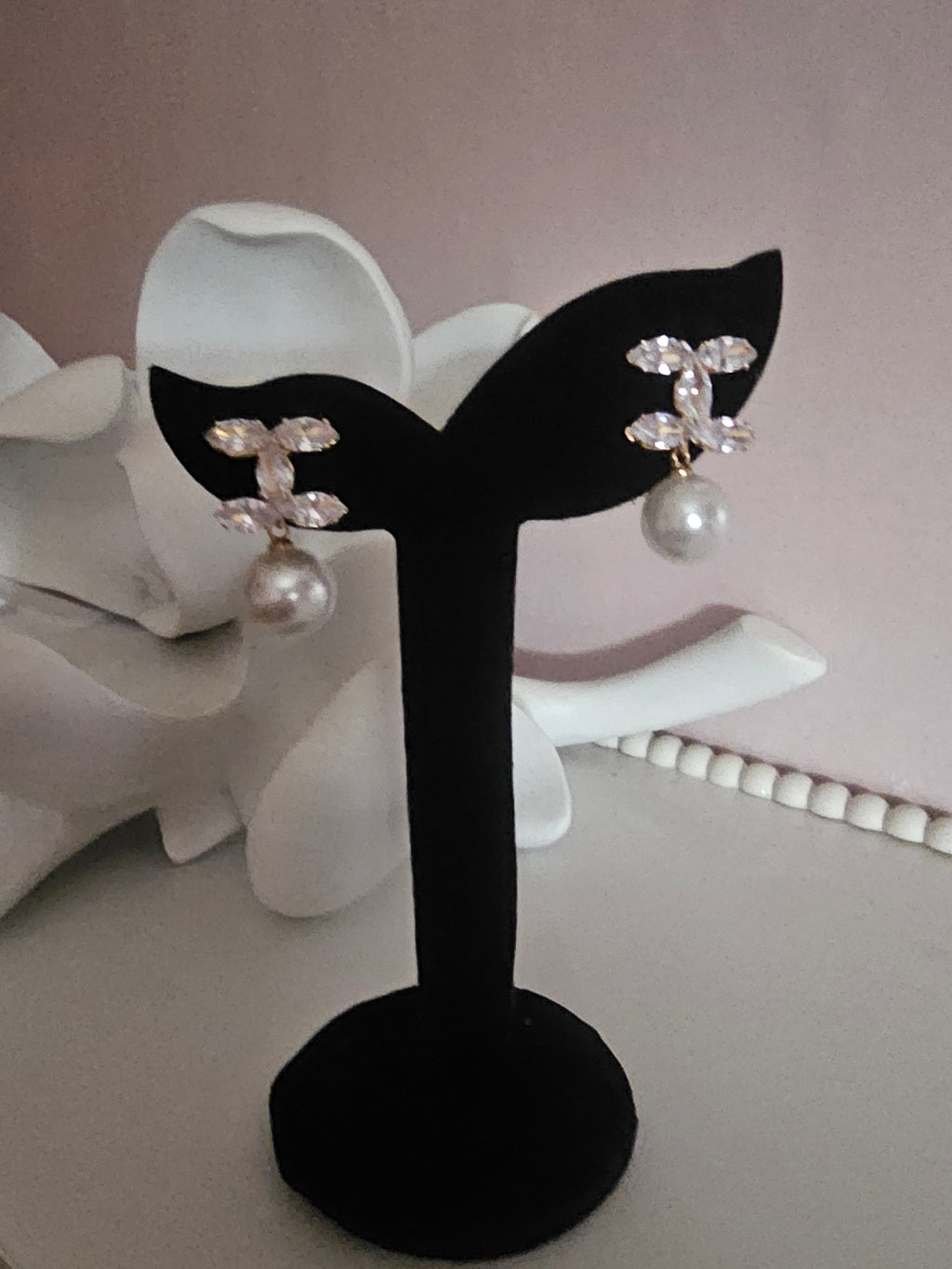 Ladies Chanel deign earrings
