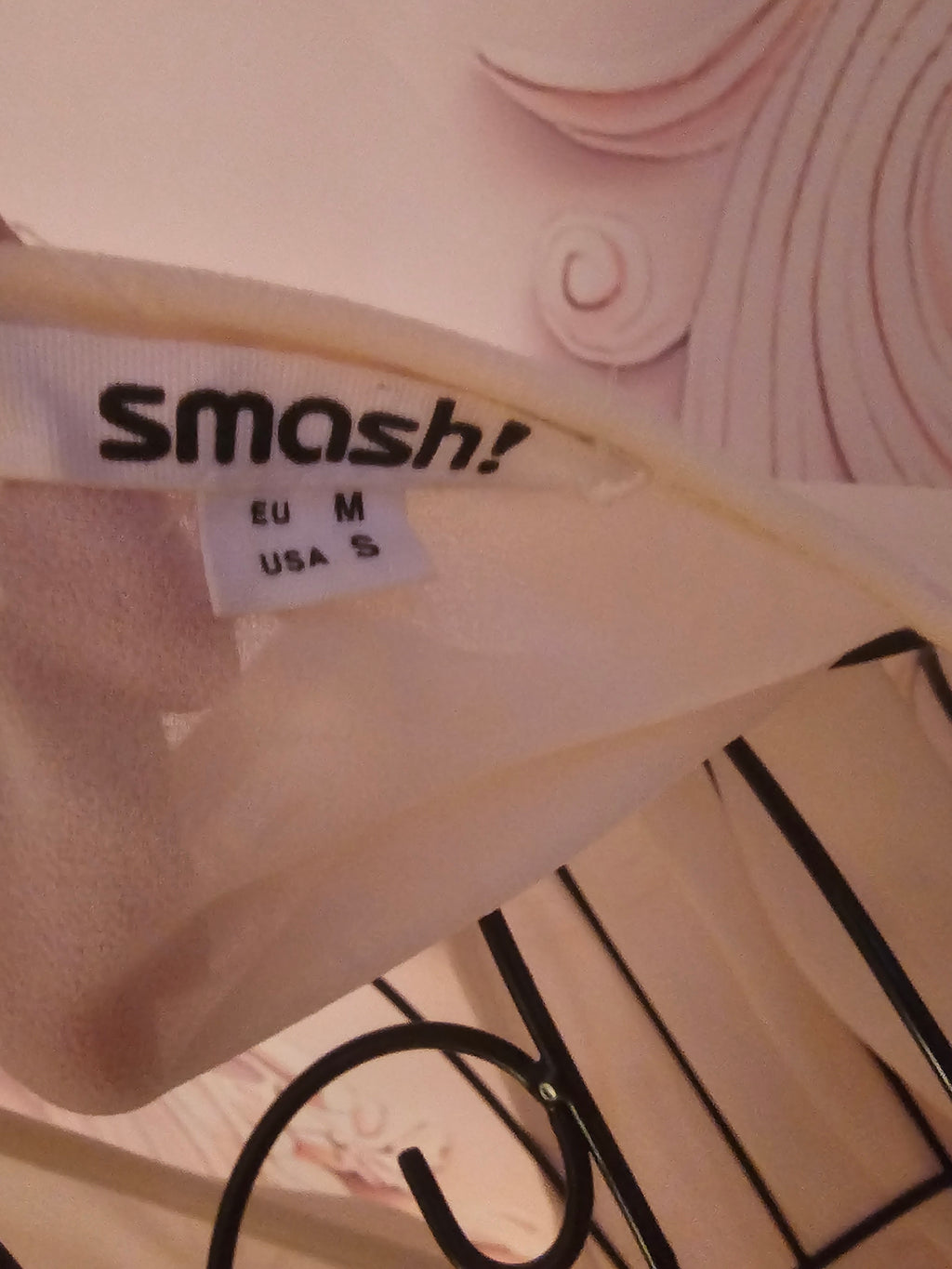 Ladies cream Smash Chiffon Top
