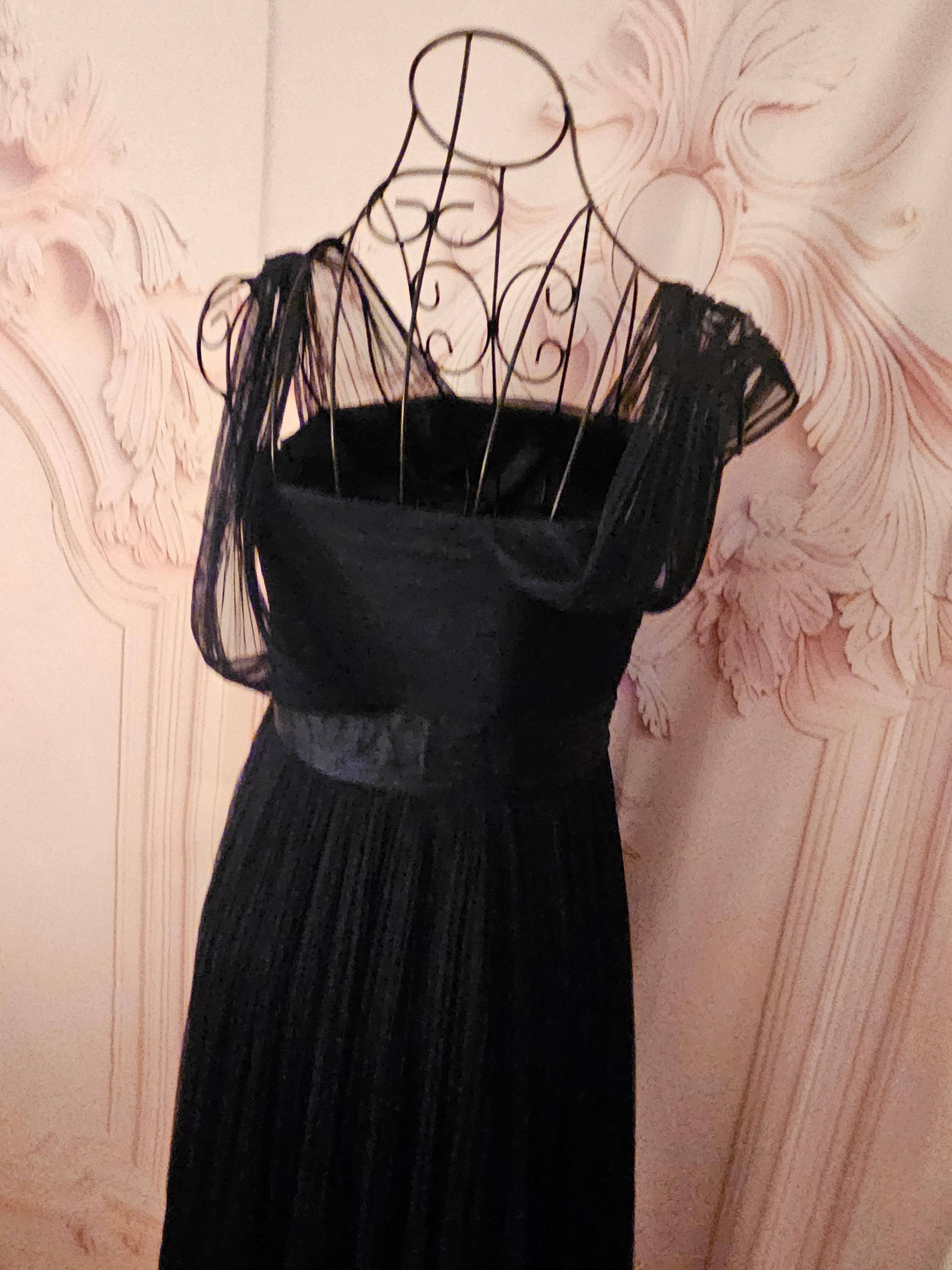 Ladies Monsoon Navy Blue Evening Gown