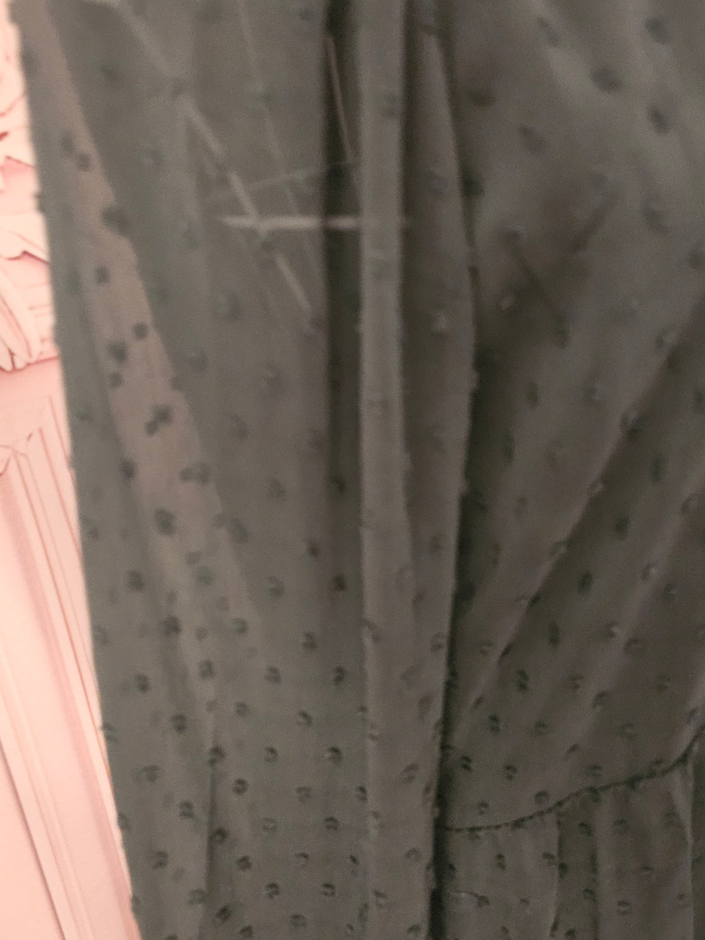 Ladies Modisima  Dark Green Chiffon Dress