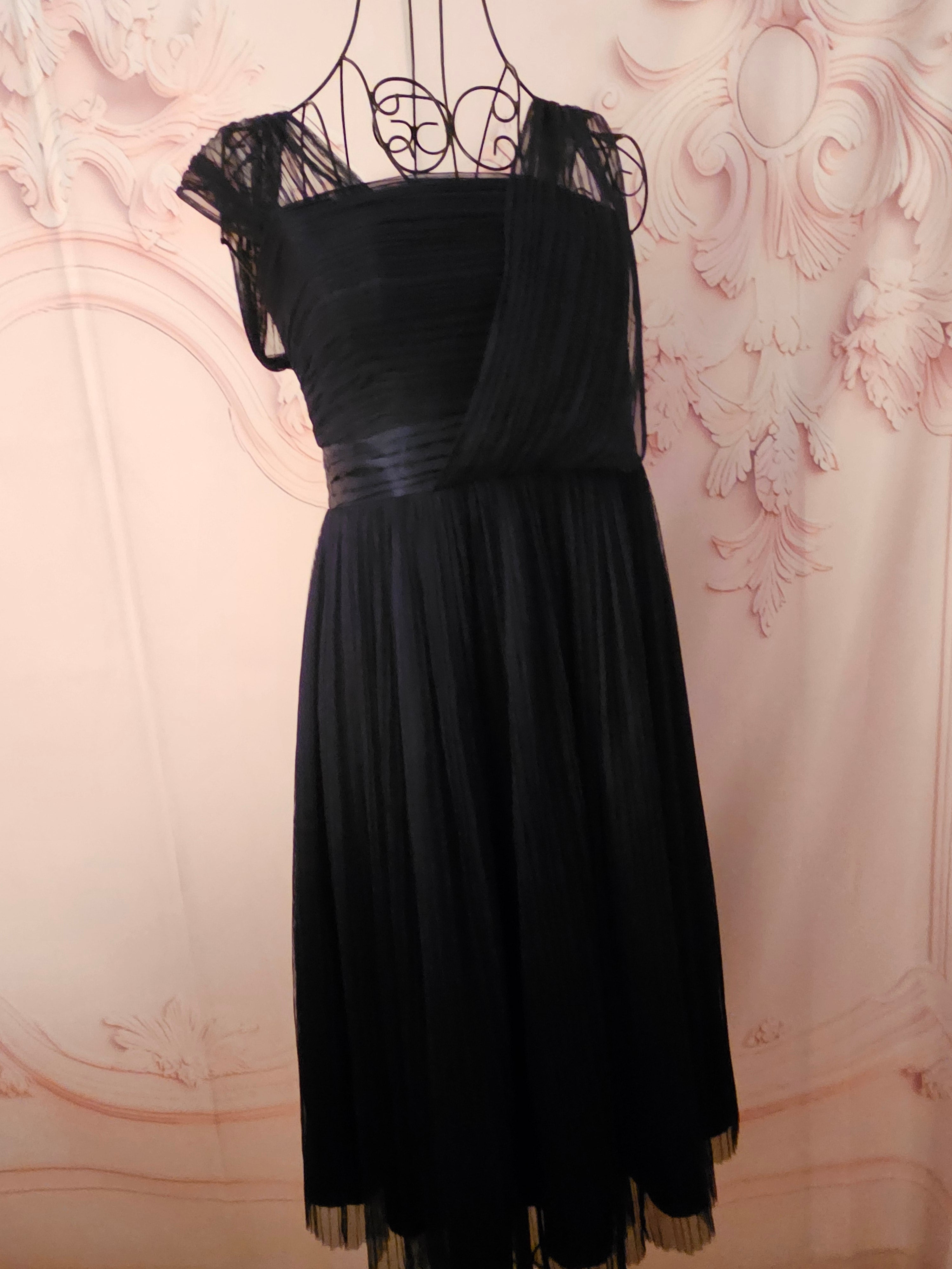 Ladies Monsoon Navy Blue Evening Gown