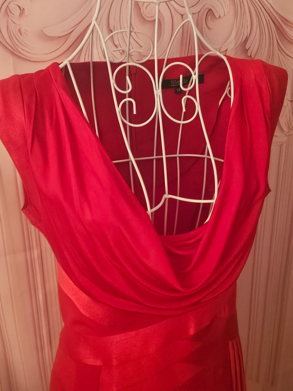 Ladies Star Red Evening Gown by Julien MacDonald