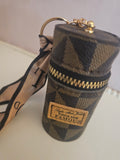 Brown Check Lipstick or Eye Holder Accessory