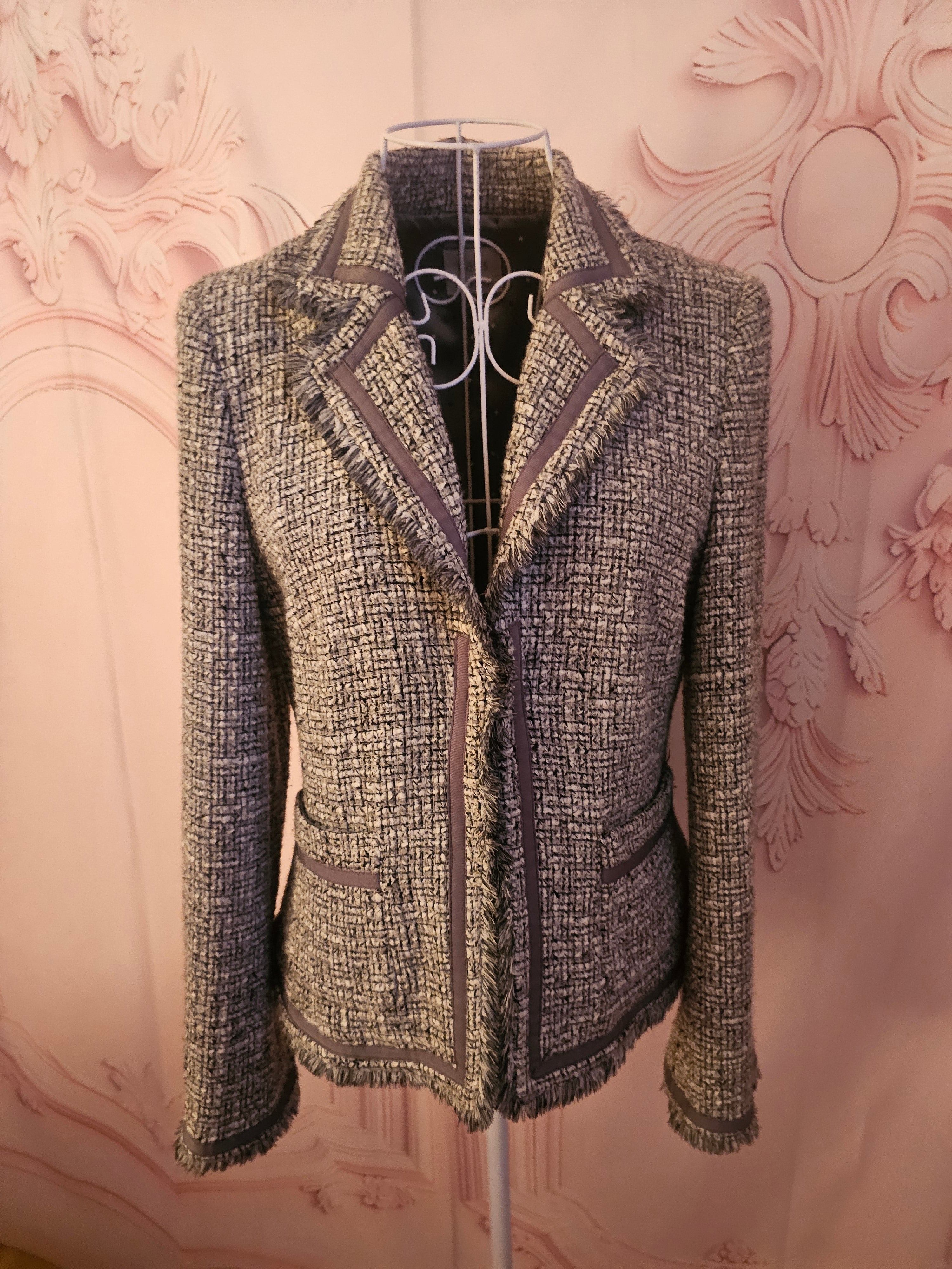 Ladies Grey Oasis Classy Wool Blazer