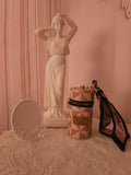 Ladies pink check Lipstick or Key holder