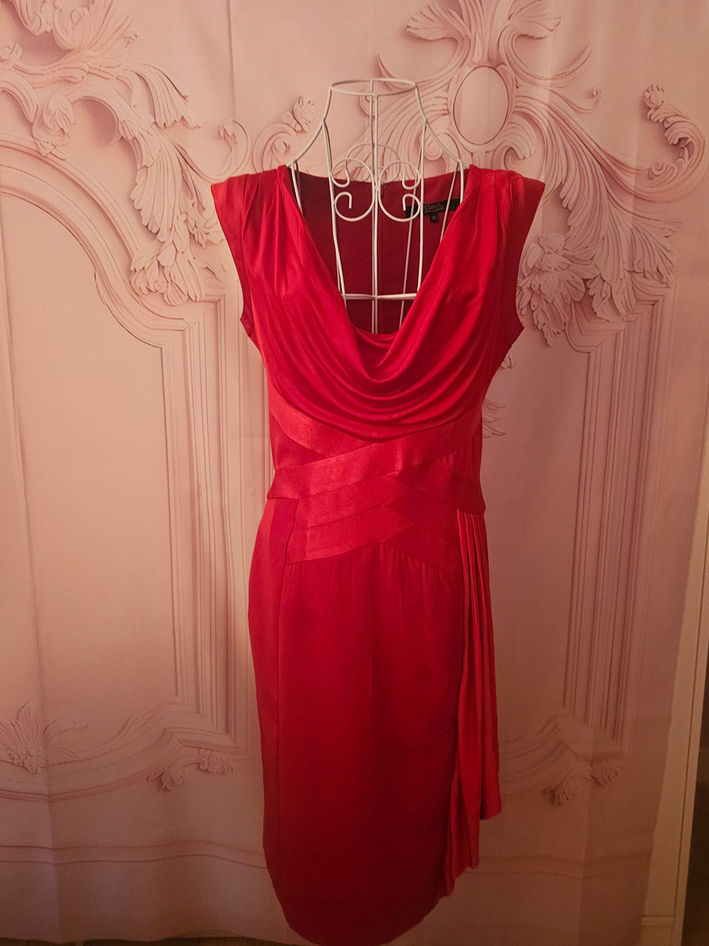 Ladies Star Red Evening Gown by Julien MacDonald