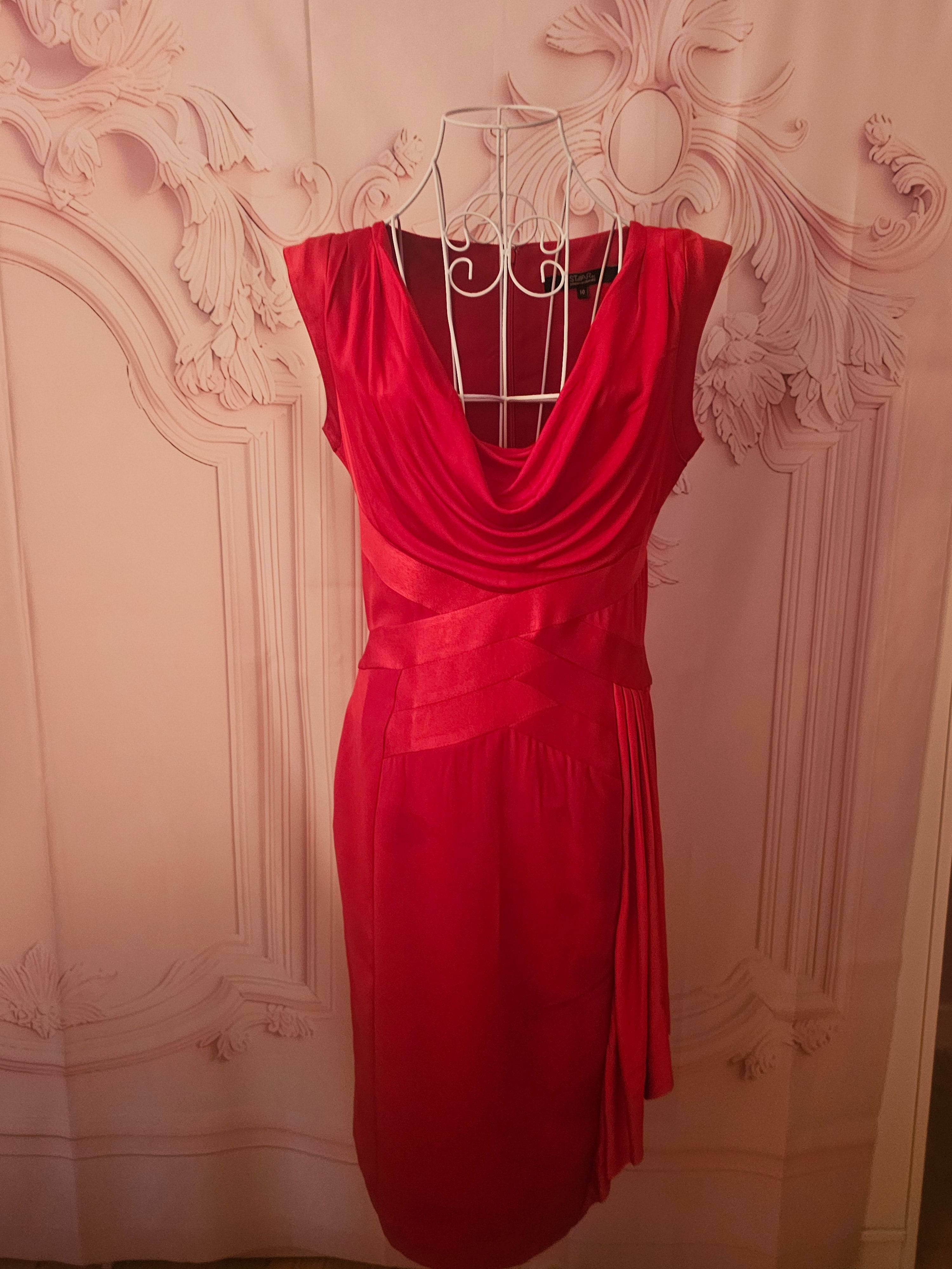 Ladies Star Red Evening Gown by Julien MacDonald