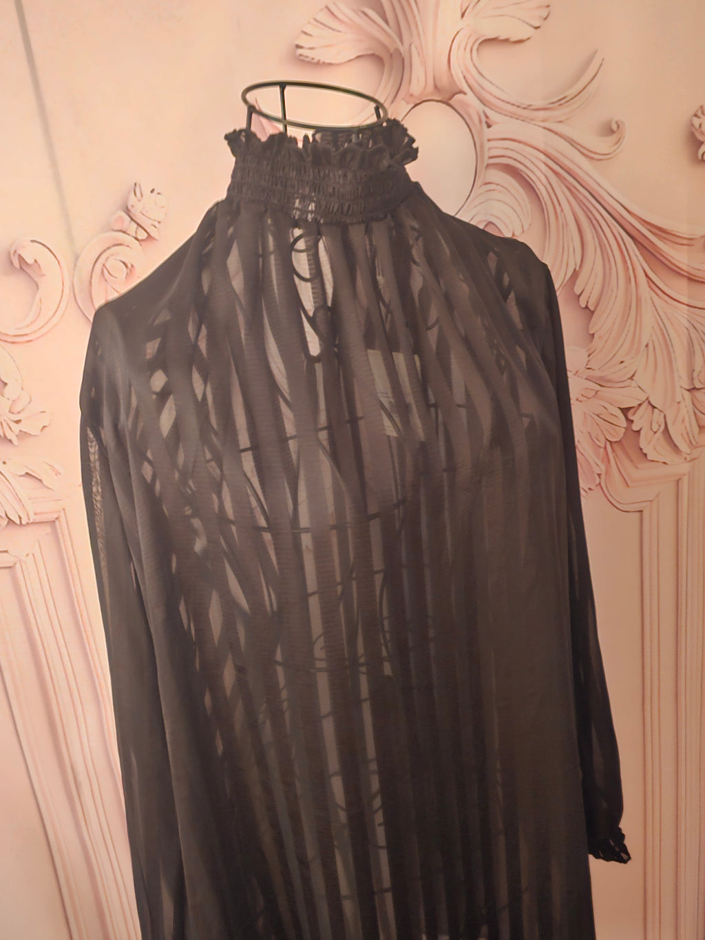 Ladies Pretty Little Thing Transparent Evening Dress