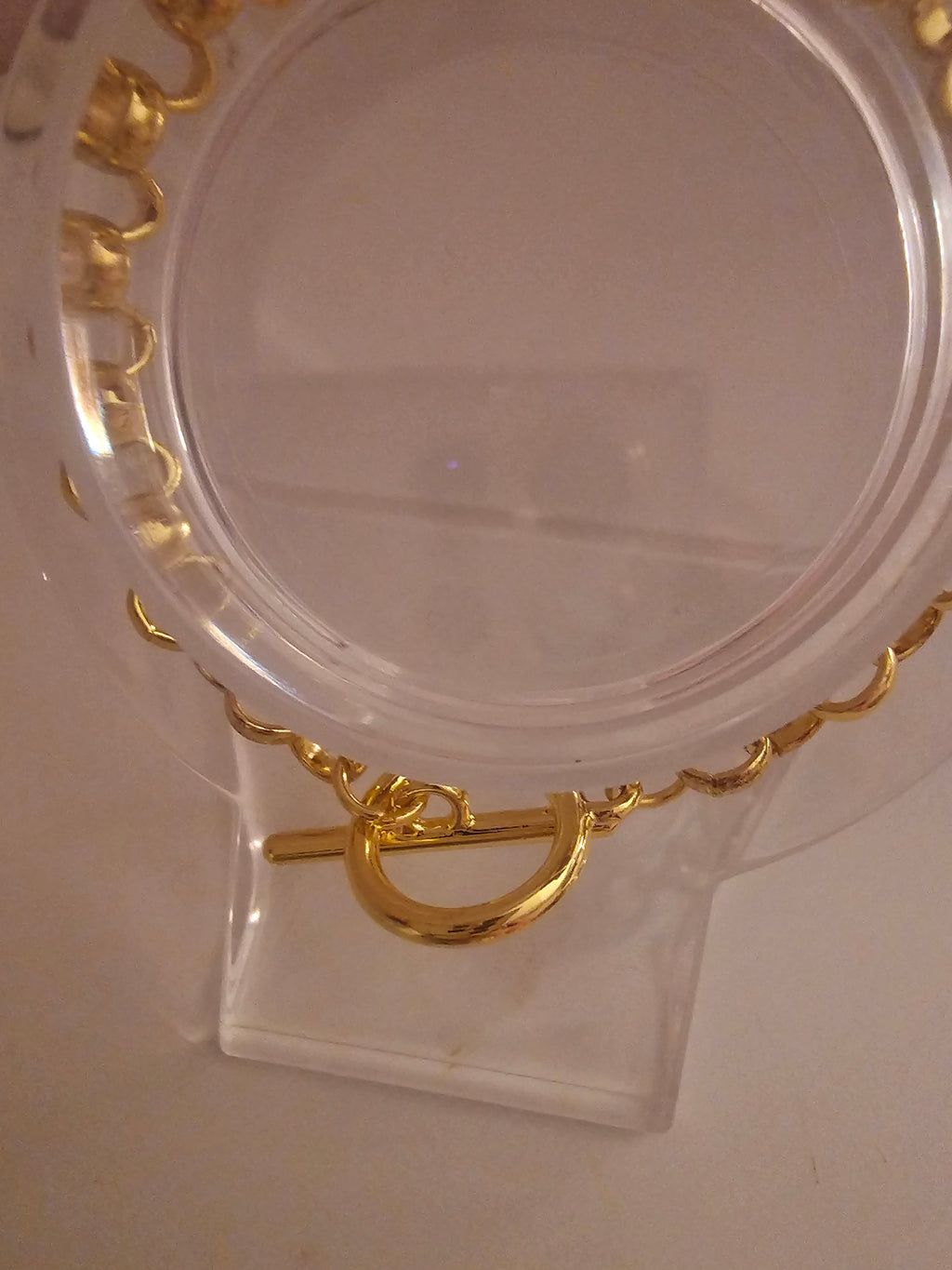 Ladies Gold plated bracelet