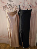 2 x long satin nightdresses