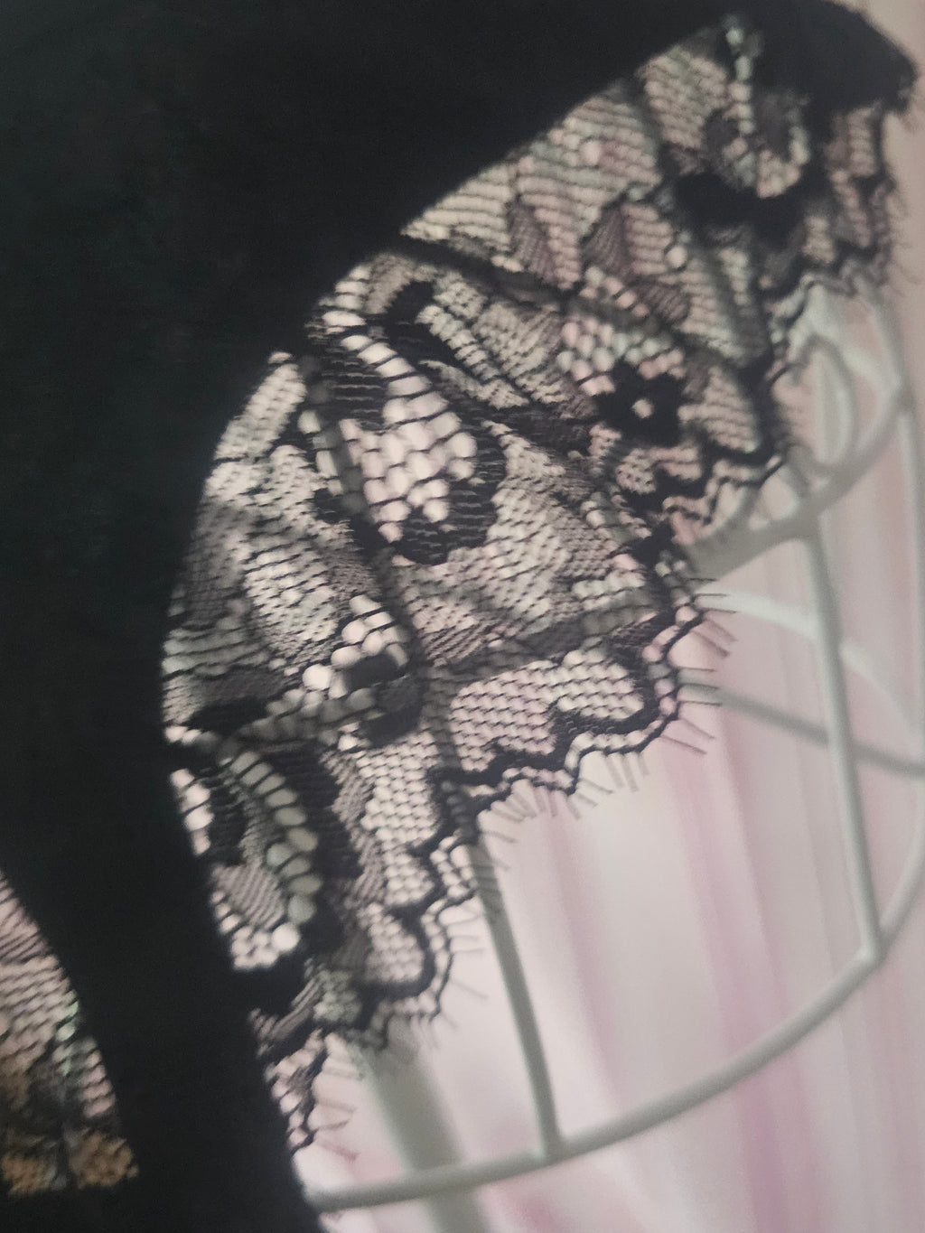 Ladies Black Lacy Underwear Set